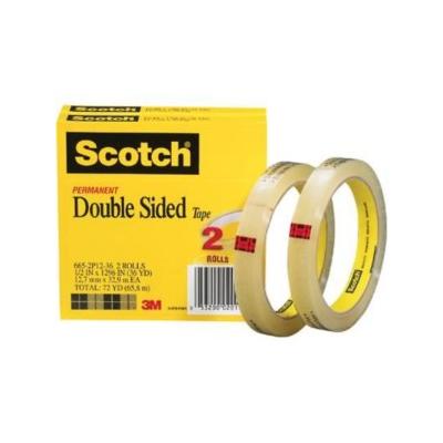 Double-Sided Tape - 2 Per Pack, Clear