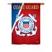 Breeze Decor US Armed Forces 2-Sided Polyester House/Garden Flag in Red/Blue | 18.5 H x 13 W in | Wayfair BD-MI-G-108056-IP-BO-DS02-US