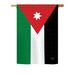 Breeze Decor Jordan 2-Sided Polyester House Flag in Black/Green/Red | 18.5" H x 13" W | Wayfair BD-CY-G-108245-IP-BO-DS02-US