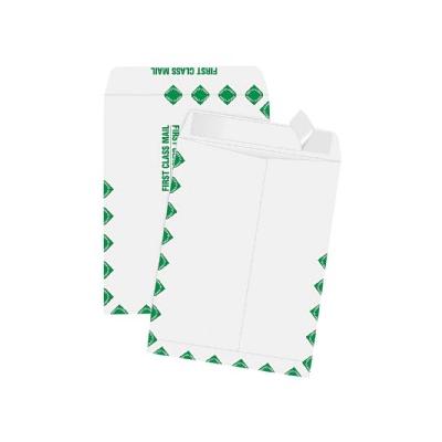 Redi-Strip Catalog Envelope, 9 x 12, First Class Border - White (100 Per Box)
