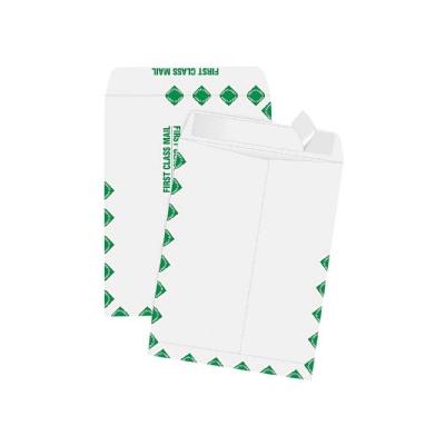 Redi-Strip Catalog Envelope, 9 x 12, First Class Border - White (100 Per Box)