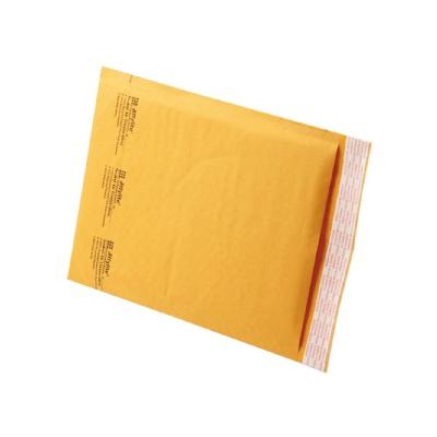 Jiffylite Self-Seal Mailer, Side Seam, #2, 8 1/2 x 12, Golden Brown, 100/Carton, Orange