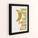 Viv + Rae™ Lanigan Love You Moon Framed Art Paper in White | 16.5 H x 13.5 W x 1.5 D in | Wayfair VVRO5553 33048790