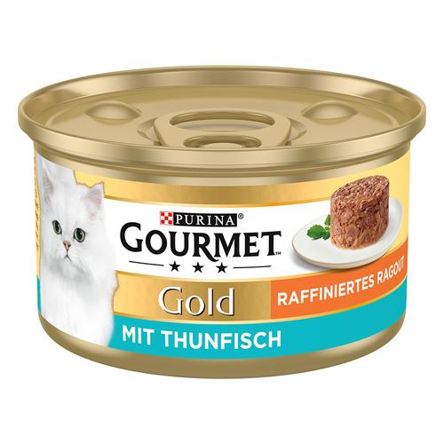 24 x 85 g Gourmet Gold Raffiniertes Ragout - Thunfisch