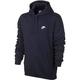 Nike Men's Sportswear Hoodie Sweatshirt, Blue(Obsidian/White), X-Large