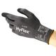 Ansell HyFlex 11-840 Professional Work Gloves, Abrasion Resistant Nitrile Coating with Firm Grip, Multipurpose Protection Gloves, Mechanical and Industrial Safety, Black, Size S (12 Pairs)