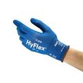 Ansell HyFlex 11-818 Professional Work Gloves, Mechanical Gloves with Improved Grip, Patented Comfort Technology, Multi-Purpose Gloves, Assembly, Mechanics, Blue, Size L (12 Pairs)