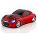 Wireless Mice Sports Car Computer Mouse Laptop Optical Gaming Mouse (Red)