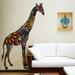 My Wonderful Walls Giraffe Wall Sticker Canvas/Fabric in Black/Brown/Red | Large | Wayfair stk1104-6L