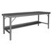 Durham Manufacturing Ergonomic Folding Leg Style Adjustable Height Steel Top Workbench Steel in Gray | 42 H x 30 W x 60 D in | Wayfair WBF-3060-95