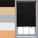 FURNISHED PVC Venetian Window Blinds Made to Measure Home Office Blind New - Black 180cm x 150cm