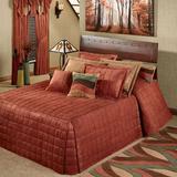 Camden Grande Fitted Bedspread Russet, California King 24" Drop, Russet