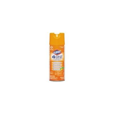 Clorox 4-in-One Disinfectant & Sanitizer, Fresh Citrus, 12 Cans (CLO31043CT)