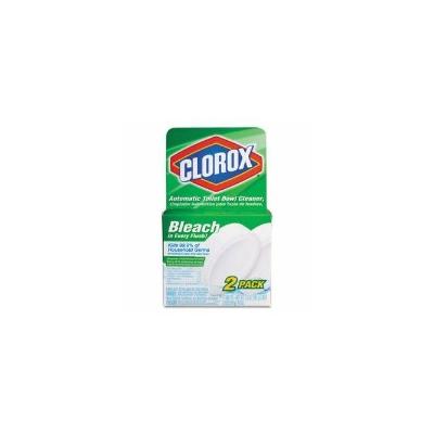 Clorox Automatic Toilet Bowl Cleaner, 3.5 oz Tablet, 2/Pack (CLO30024PK)