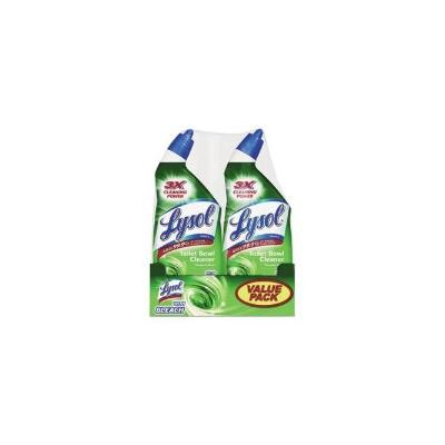 Lysol 80078 Toilet Bowl Cleaner w/Bleach Value Pack, 2 Bottles (RAC80078)