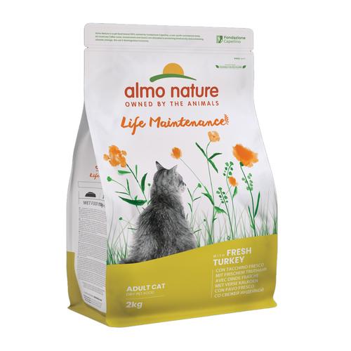 2kg mit Truthahn & Reis Almo Nature Holistic Katzenfutter trocken