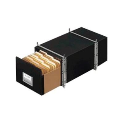 StaxOnSteel Storage Box Drawer, Letter, Steel Frame, Black, 6/Carton