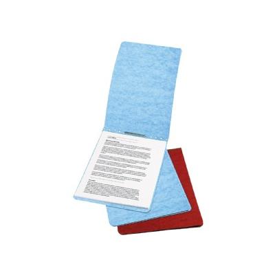 Presstex Report Cover, Prong Clip, Letter, 2" Capacity, Red, Sky Blue