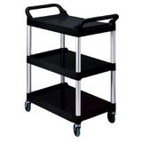 Utility Carts: Rubbermaid Commercial Products Service Carts 200 lb. Holding Capacity Utility Cart wi screenshot. Janitorial Supplies directory of Janitorial & Breakroom Supplies.