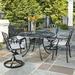 Astoria Grand Frontenac 5 Piece Outdoor Dining Set w/ Cushions Metal | 28.75 H x 48 W x 48 D in | Wayfair ASTG5469 34449307