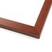 27x41 - 27 x 41 Mahogany Flat Solid Wood Frame with UV Framer s Acrylic & Foam Board Backing -