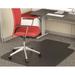 Deflect-O EconoMat® Low Pile Carpet Straight Standard Lip Chair Mat in White | 36 W x 48 D in | Wayfair CM11112BLKCOM