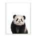 Stupell Industries Baby Panda Studio Photo Wall Plaque Canvas in Black/White | 15 H x 10 W x 0.5 D in | Wayfair brp-1821_wd_10x15