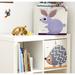 3 Sprouts Bunny Rabbit Children's Foldable Fabric Storage Bin Fabric in Indigo | 13 H x 13 W x 13 D in | Wayfair UBXRAB