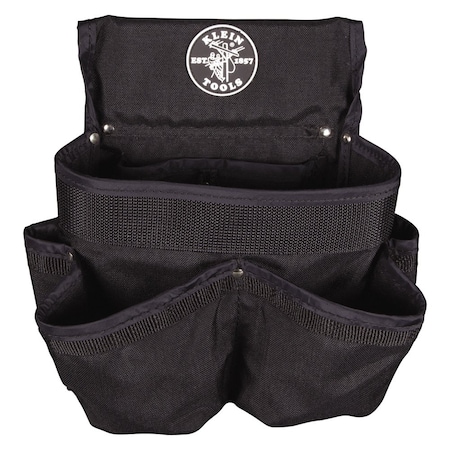 KLEIN TOOLS 5718 Tool Pouch, Electrician Tool Pouch,8 Pocket, Cordura(R) Nylon,