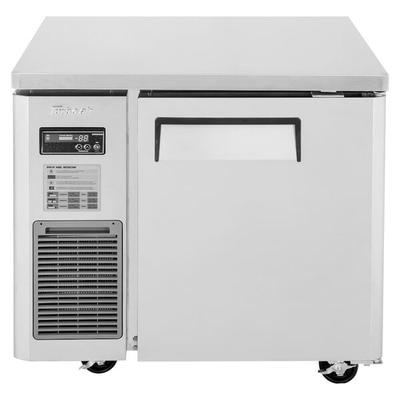 Turbo Air JUR-36S-N6 J Series 36" Narrow Depth Solid Door Undercounter Refrigerator with Side Mounted Compressor