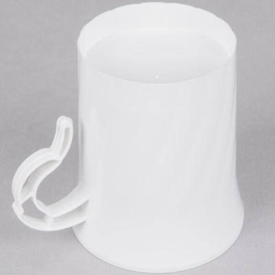 WNA Comet CWM8192W Classicware 8 oz. White Plastic Coffee Cup - 192/Case