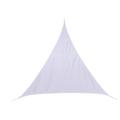Voile d'ombrage triangulaire CURACAO Blanc 2 x m - Polyester Hespéride