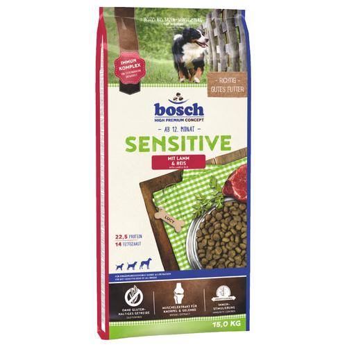 15kg Sensitive Lamm & Reis bosch Hundefutter trocken