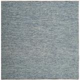 Blue 48 x 0.31 in Area Rug - Highland Dunes Tulane Geometric Handmade Flatweave Wool Area Rug Cotton/Wool | 48 W x 0.31 D in | Wayfair