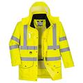 Portwest S427 Waterproof Hi-Vis Breathable 7-in-1 Traffic Jacket Yellow, XX-Large