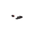 Trijicon HD XR Night Sight Set Orange Front Outline for Glock Models 42 and 43 Black 600846