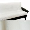 Chenille White Futon Cover 149 Queen