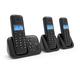 BT 3960 Cordless Landline House Phone with Nuisance Call Blocker, Digital Answer Machine, Trio Handset Pack