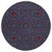 Blue 69 x 0.33 in Area Rug - Charlton Home® Corine Geometric Handmade Tufted Wool Peacock Area Rug Wool | 69 W x 0.33 D in | Wayfair