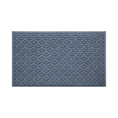 Water & Dirt Shield Ellipse Commercial Grade Door Mat - Bluestone, Small (23" x 35") - Frontgate