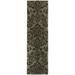 Gray 26.77 x 0.35 in Area Rug - Astoria Grand Lanesborough Floral Handmade Tufted Wool Are Rug Wool | 26.77 W x 0.35 D in | Wayfair