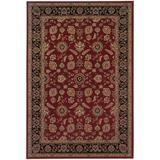 Black/Red 47.24 x 0.43 in Area Rug - Astoria Grand Shelburne Oriental Red/Black Rug Polypropylene | 47.24 W x 0.43 D in | Wayfair ASTG6735 34863518