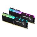 G.SKILL F4-2400C15D-16GTZR Trident Z RGB Series 16 GB (8 GB x 2) DDR4 2400 MHz PC4-19200 CL15 Dual Channel Memory Kit - Black with full length RGB LED light bar