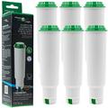 6 x FilterLogic CFL-701B water filter cartridge compatible with Claris Aqua Filter System F088 / Claris Pro Aqua 192830 for Krups / Melitta