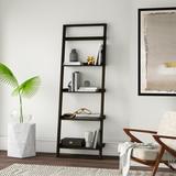 Wade Logan® Allexys Bookcase Wood in Black/Brown | 74.6 H x 25.4 W x 14.4 D in | Wayfair 8D9DBE6963514F239C0BE05A91A69681