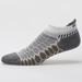 Balega Silver No Show Socks Socks White/Grey