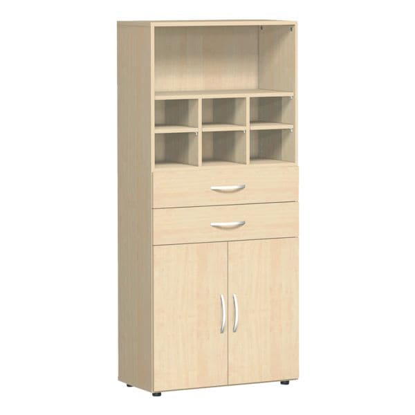 Geramöbel Mehrzweckschrank »New York« braun, 80x181x42 cm