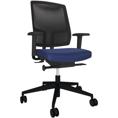 fm Büromöbel Bürostuhl »Netgo« mit Armlehnen blau Image