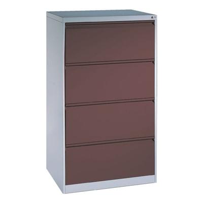 Hängeregistraturschrank A4 rot, CP, 78.7x135.7x59 cm