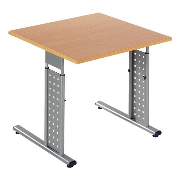 Geramöbel Schreibtisch »New York« 80 cm braun, 80x82x80 cm Image